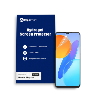 Honor Play 30 Compatible Premium Hydrogel Screen Protector With Full Coverage Ultra HD
